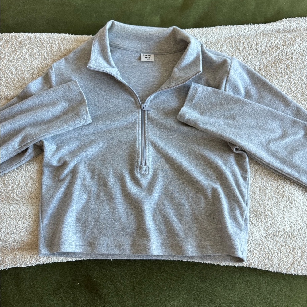 Aritzia Sunday Best BestHug™ Monarch 1/2 Zip Longsleeve